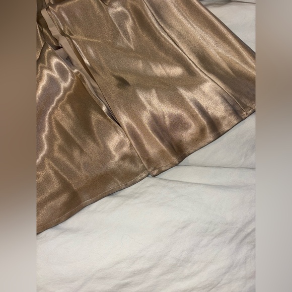 Birdy Grey Strapless Gold Dress - Picture 12 of 13